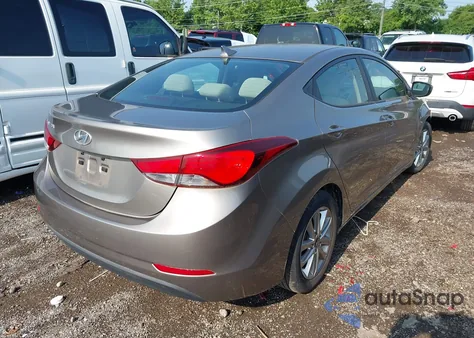 2014 Hyundai Elantra Se из США, поврежденный, VIN 5NPDH4AE8EH479452